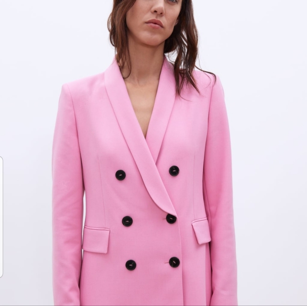 Zara Women's Blush Pink Blazer